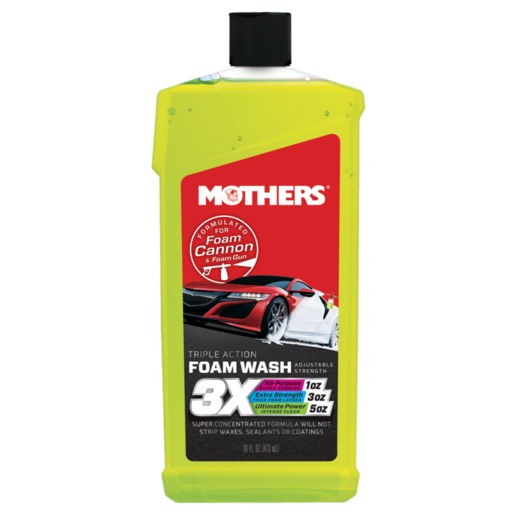 Mothers Triple Action Foam Wash 473mL - 655616