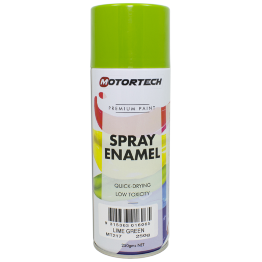 Motortech Premium Paint Spray Enamel Lime Green 250g - MT217