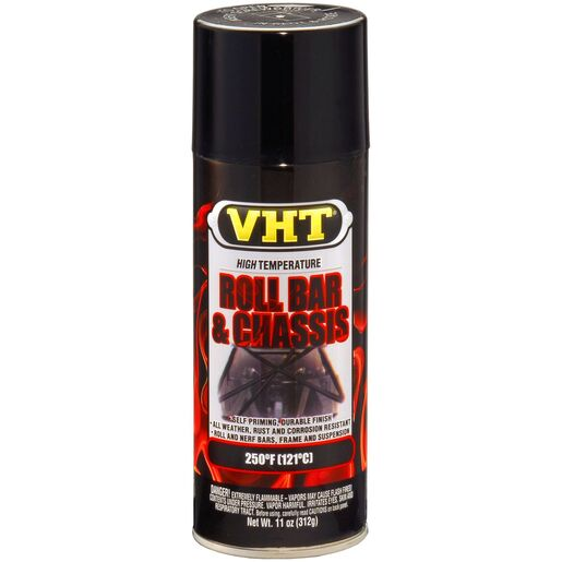 VHT Gloss Black Roll Bar Paint - SP670