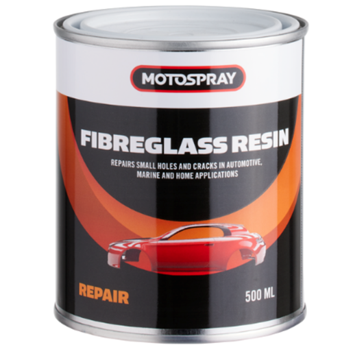 Motospray Fiberglass Resin 500ml - MSFGR500