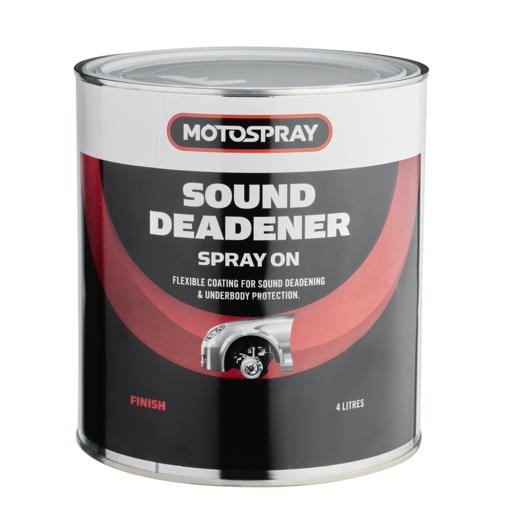 Motospray Sound Deadener Spray On 4L - MSSO4