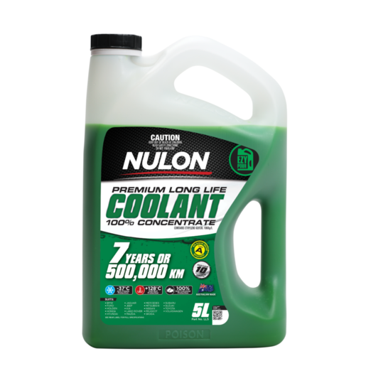 Nulon Green Premium Long Life Coolant 100% Concentrate 5L - LL5