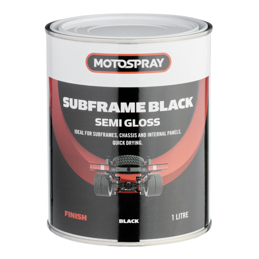 Motospray Subframe Black 1L - MSSF1