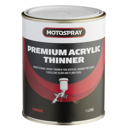 Motospray Premium Acrylic Thinner 1L - MSA201