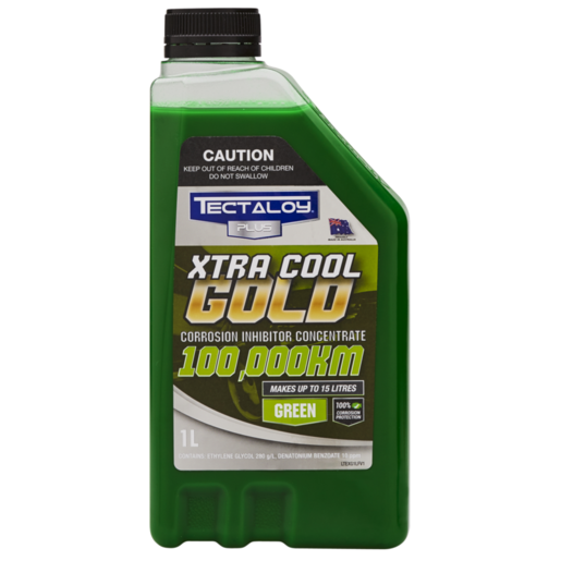Tectaloy Green Xtra Cool Gold Corrosion Inhibitor Concentrate 1L - TEXG1L