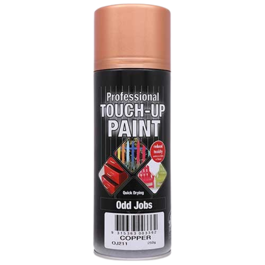 Odd Jobs Touch-Up Enamel Spray Paint Copper 250g -OJ211