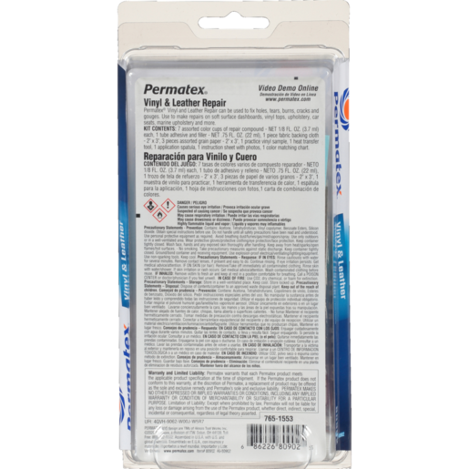 Permatex Vinyl & Leather Repair Kit - PX80902