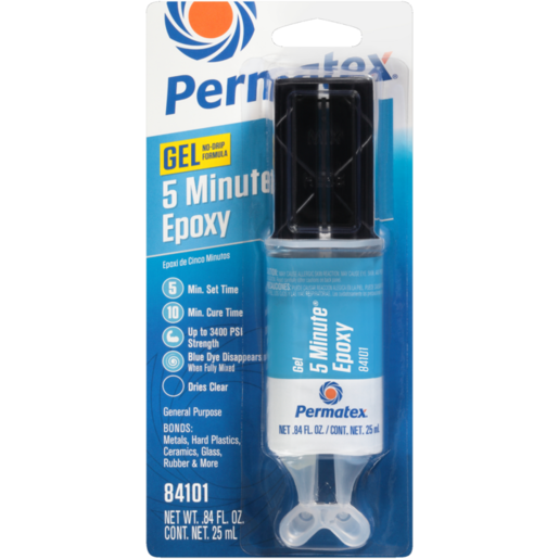 Permatex 5 Minute Gap Filling Epoxy 25mL - 84101