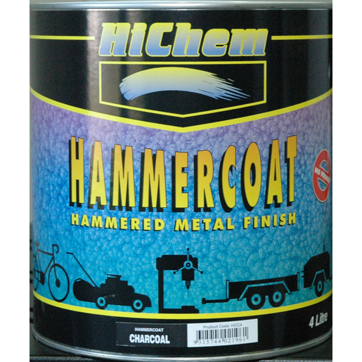 Motospray Hammercoat Charcoal 4L - HCC4
