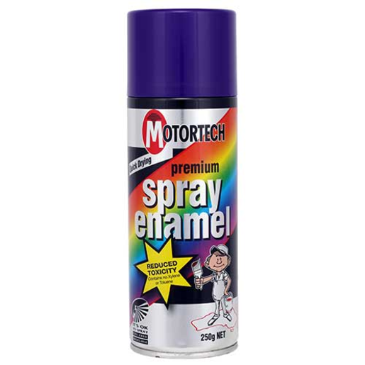 Motortech Spray Enamel Paint Plum Purple 250g - MT205