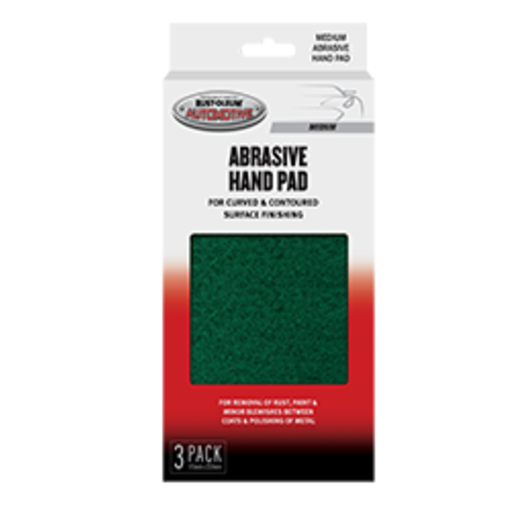 Rust-Oleum Abrasive Hand Pads Green (3PTU) AHPG - 367670