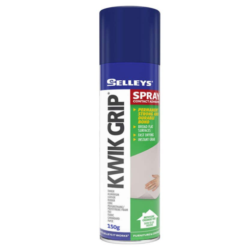 Selleys Kwik Grip Spray Adhesive 150g - KGSA150G