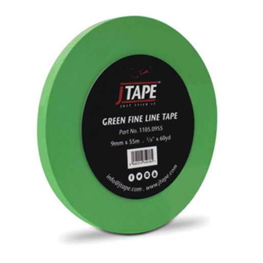 Velocity Green Fineline Tape 9mm -TSL9