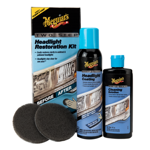 Meguiar's Two Step Headlight Lens Restoration Kit G2000 - G2970 