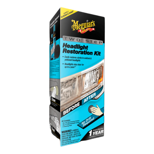 Meguiar's Two Step Headlight Lens Restoration Kit G2000 - G2970 