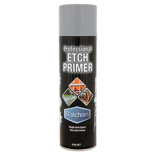 Balchan Professional Industrial & Equipment Paint Black Etch Primer 400g - BA046