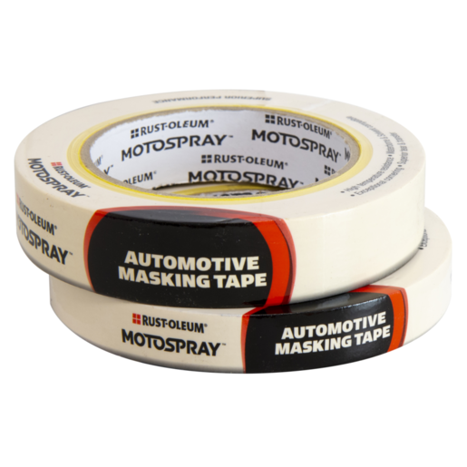 Motospray Hi Temp Automotive Masking Tape 18mm X 50m - MSMT18