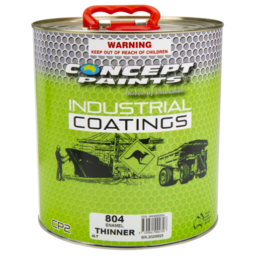 Concept Paints 804 Enamel Thinner 4L - A08C/ENA/4