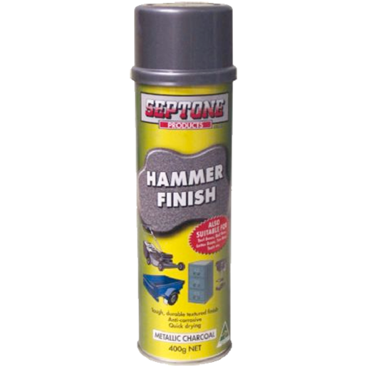 Septone Aerosol Hammer Metallic Charcoal 400g - AAHFC400