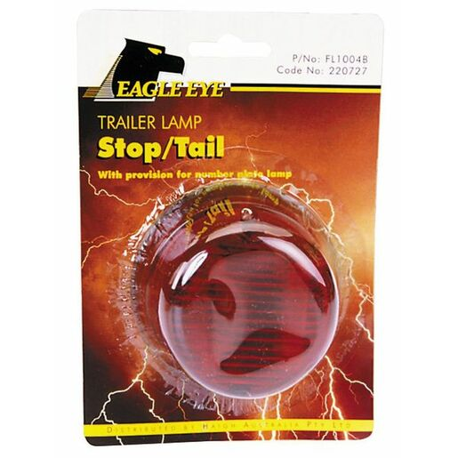 Eagle Eye Trailer Lamp Round Red with Window - FL1004B