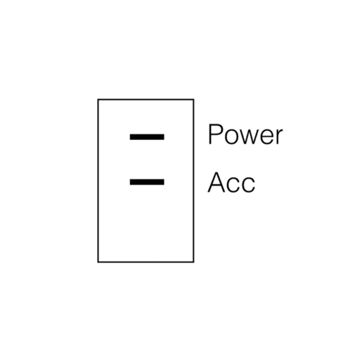 Narva Off/On Micro Rocker Switch - 62060BL