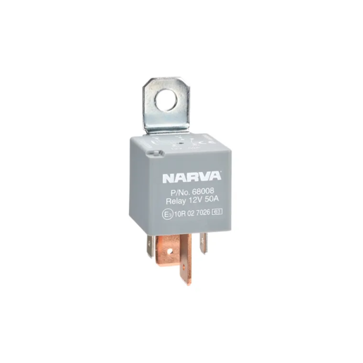 Narva 4 Pin Relay With Resistor 12V 50A - 68008BL