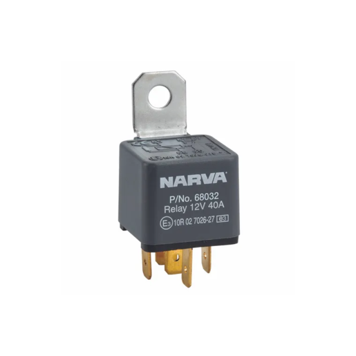 Narva Relay 12V 5 Pin 40A Diode (Pack of 1) - 68032BL