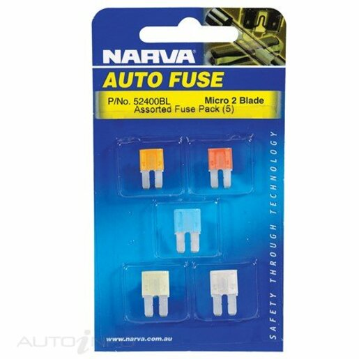 Narva ATS Blade Fuse Assortment (Pack of 5) - 52800BL