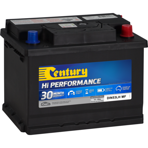 Century DIN53LH MF Hi Performance Conventional Car Battery - 115132