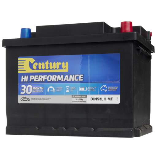 Century DIN53LH MF Hi Performance Conventional Car Battery - 115132