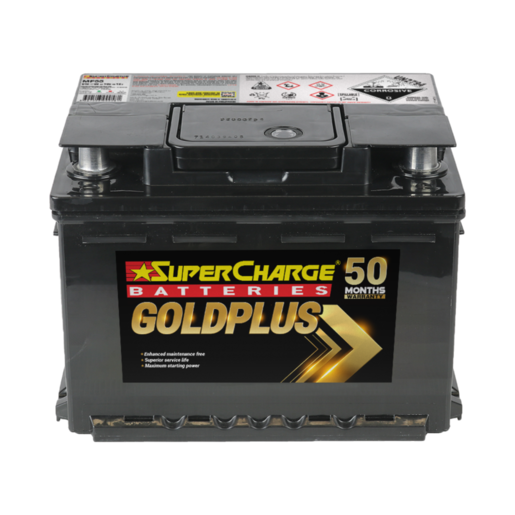 SuperCharge Gold Plus 12V 640CCA Car Battery - MF55