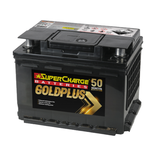 SuperCharge Gold Plus 12V 640CCA Car Battery - MF55