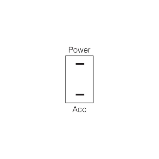 Narva Metal Toggle Switch With On/Off Tab (Pack of 1) - 60060BL