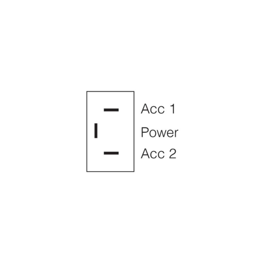 Narva On/Off/On Metal Toggle Switch with On/Off/On Tab - 60061BL