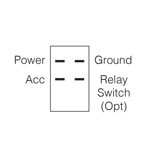 Narva Off/On Rocker Switch With Amber LED - 63020BL