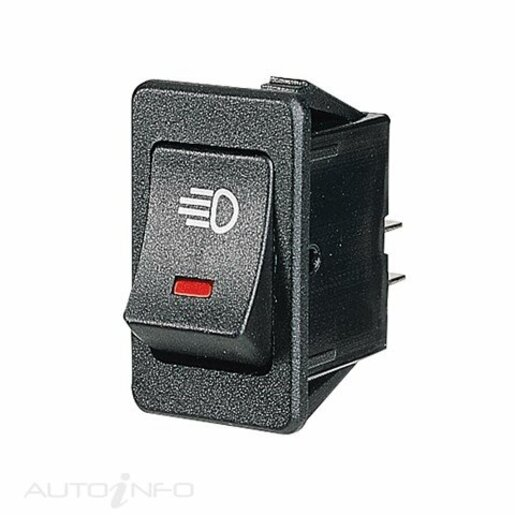 Narva Rocker Switch With LED & Driving Lamp Symbol - 63026BL