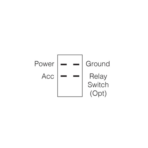 Narva Rocker Switch With LED & Driving Lamp Symbol - 63026BL