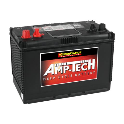 AmpTech Flooded Deep Cycle 12V 170RC 105AH Battery - D70Z