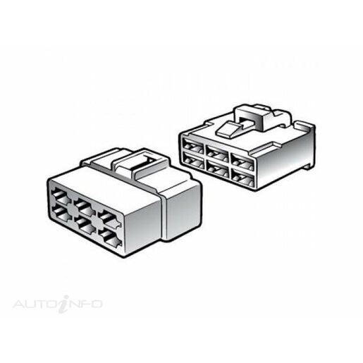 Narva Male/Female Housing Quick Connector 6 Way - 56276BL