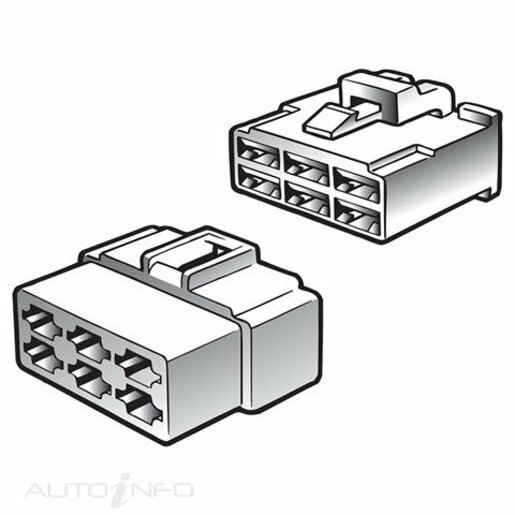 Narva Male/Female Housing Quick Connector 8 Way - 56278BL