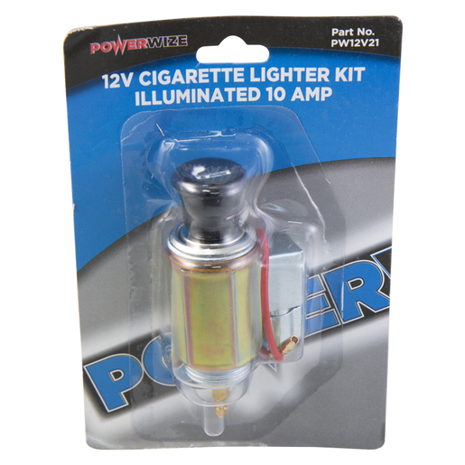 Powerwize 12V Cigarette Lighter Kit Illuminated 10Amp - PW12V21