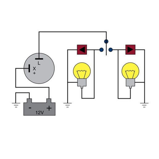 Tridon HD12 Flasher Relays Electro Mechanical 12V 25W 2PIN 