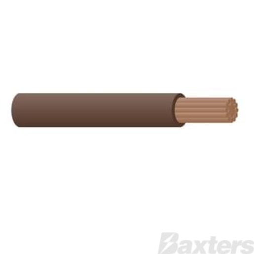 Tycab Single Core Cable 3mm Brown (1 Meter) - CB003A1-030BN