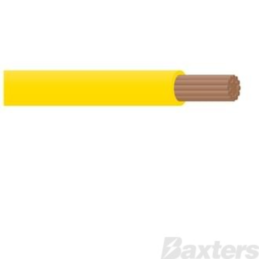 Tycab Single Core Cable 3mm Yellowlow (1 Meter) - CB003A1-030YW