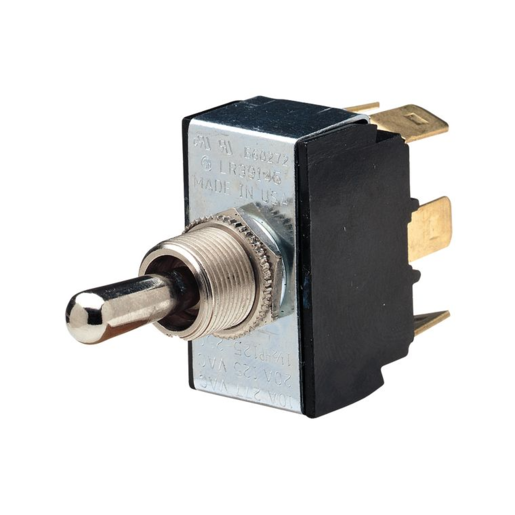 Narva On/Off/On Heavy-Duty Toggle Switch - 60067BL