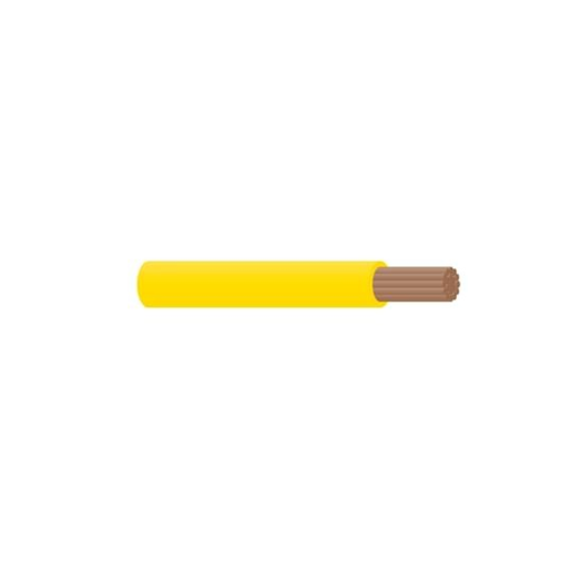 Tycab 4mm Single Core Cable Yellow - CB004A1-100YW