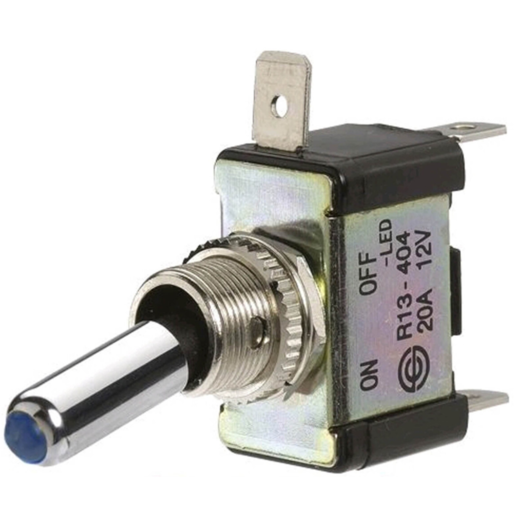 Narva Off/On Toggle Switch With LED - 60286BL