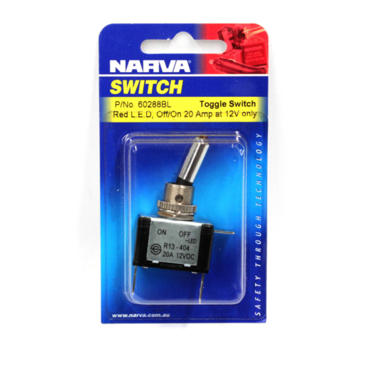 NarvaOff/On Toggle Switch With LED - 60288BL