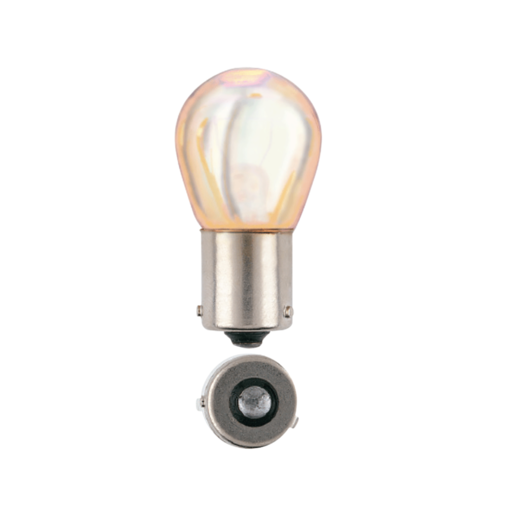 Narva BAU15S Phantom Incandescent Globes Amber - 47385BL