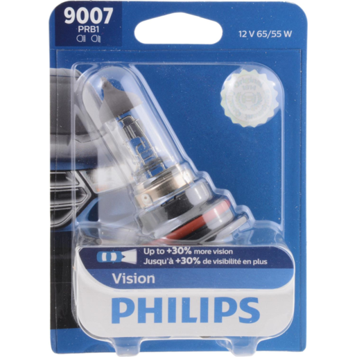 Philips Vision Premium Headlight Globe 9007 PRB1 12V 65/55W - 9007PRB1